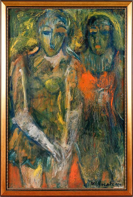 MONICA LORENTZON, olja på duk, signerad.