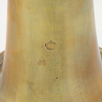 A brass horn, first part of the 20th Century.