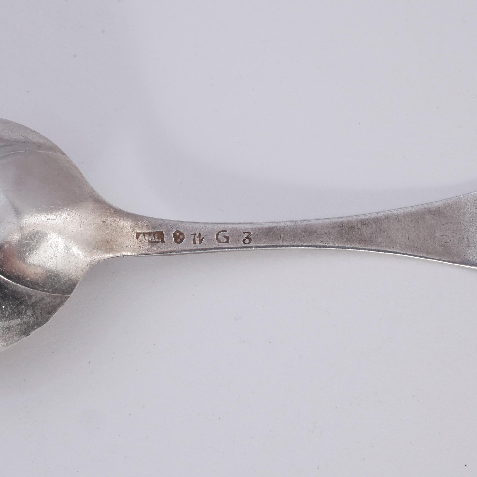 PARTI BESTICKSERVISDELAR, tot vikt 670 gram,