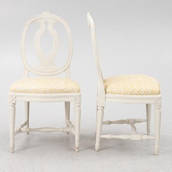 Stolar, 11 st, gustaviansk stil, Bröderna Sylvén, 1900-talets andra hälft.