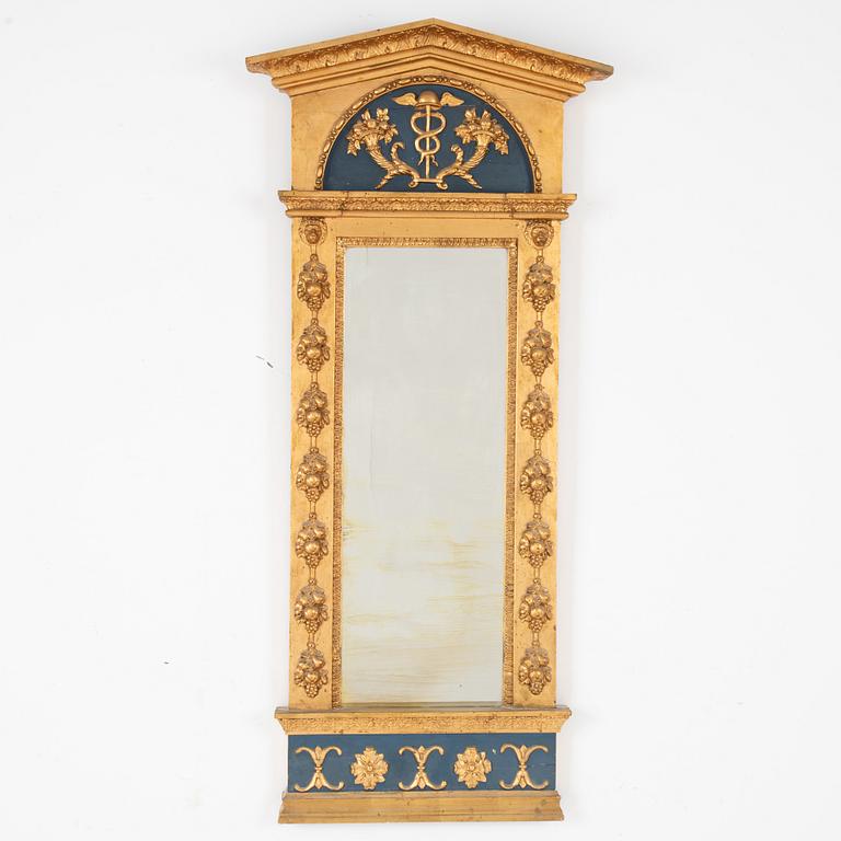 An Empire mirror, Johan Martin Berg, Gothenburg (active 1803-1837).