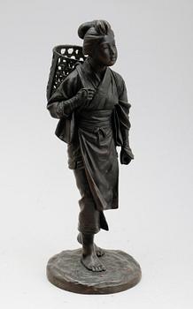 SKULPTUR, brons, orientalisk, 1800-/1900-tal.