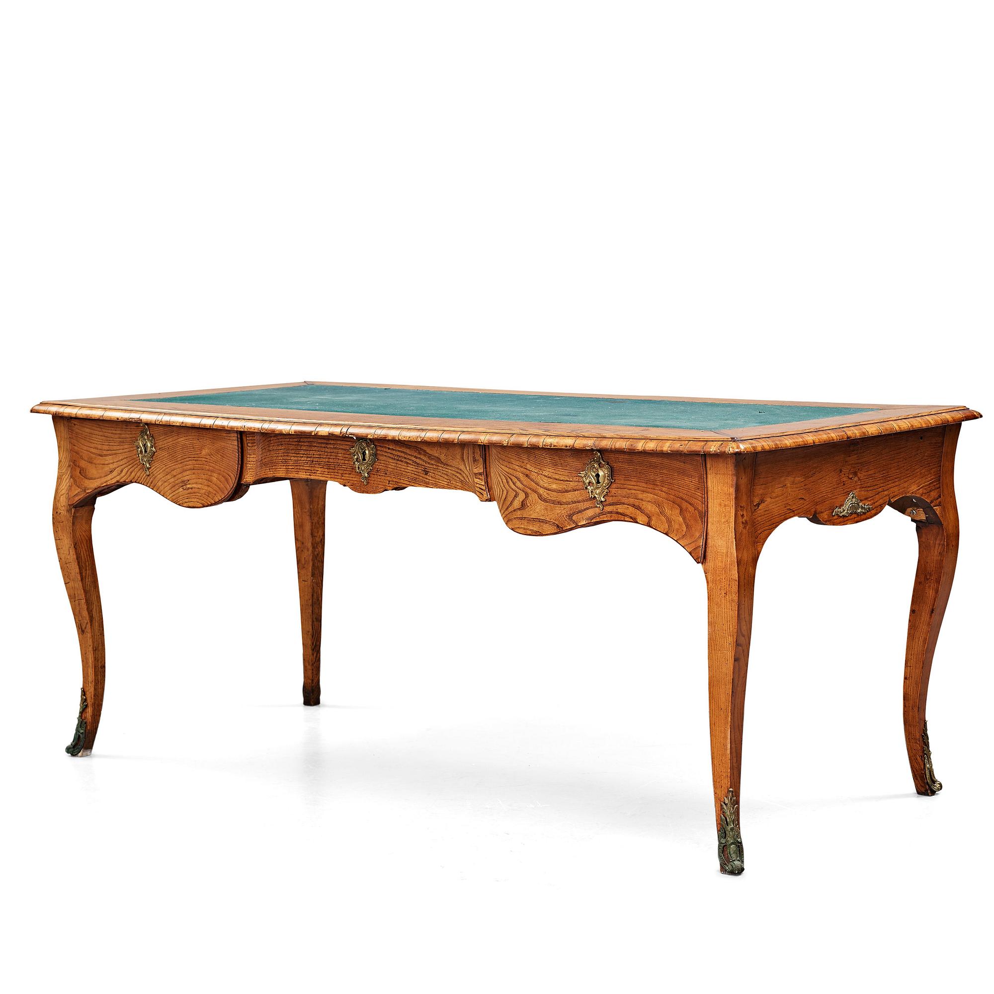 The Carl Linnaeus' writing desk. Swedish Rococo, mid 1700's.