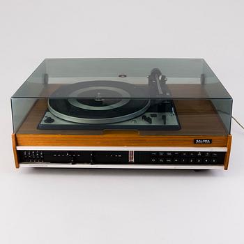 Stereo 3001 Orthoperspecta, Stereo Amplifier, FM-radio and a turntable by Salora Finland.