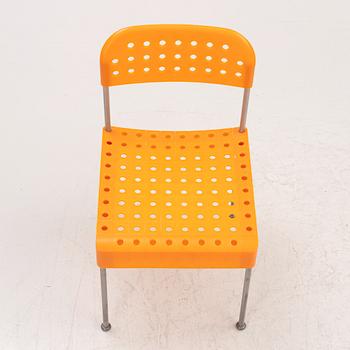 Enzo Mari, stolar, 4 st, "Box chair", Anonima Castelli, Italien, 1990-tal.