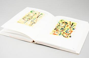 A Joan Miró book with twelve litographs in color, Volume I, Maeght, Paris, 1972.