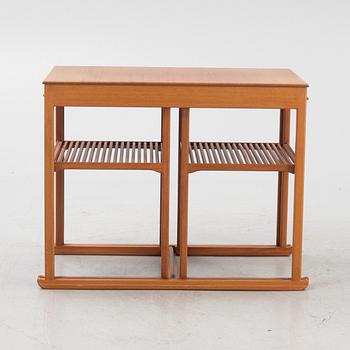 Carl Malmsten, a "Släden" nesting table, presumably 1960's.