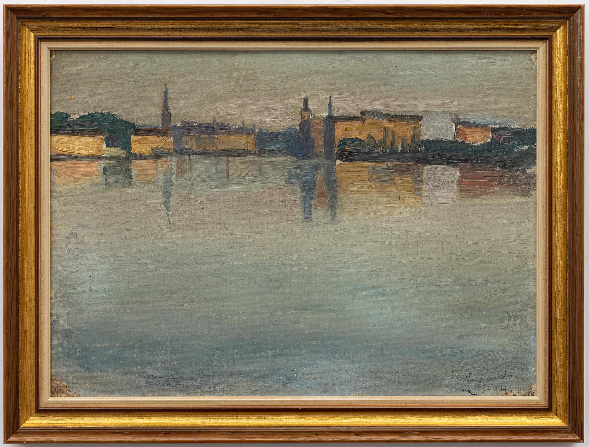 Fritz Lindström, Riddarfjärden.