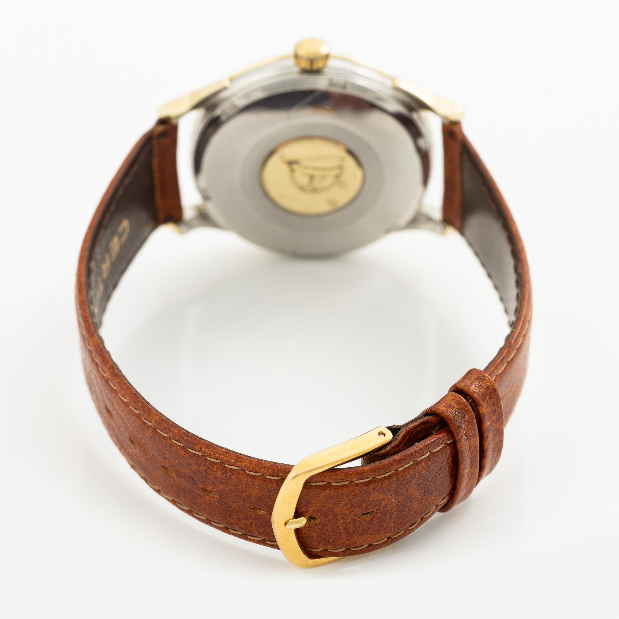 Omega, Constellation, Chronometer, "Pie-Pan", wristwatch, 34 mm.