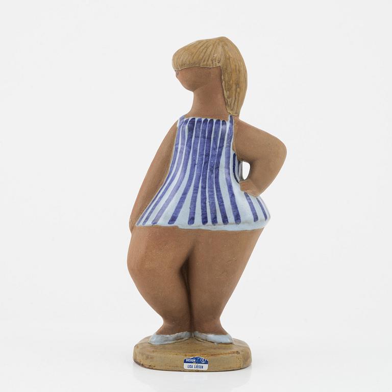 Lisa Larson, a 'Dora' stoneware figurine from the 'ABC'-series, Gustavsberg.