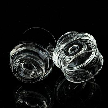 Tapio Wirkkala, 45 pieces, glass, Marski, Iittala, Finland.