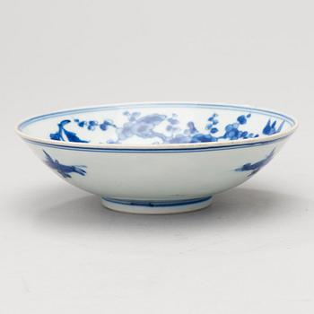 A late Ming porcelain bowl mid 18th century.