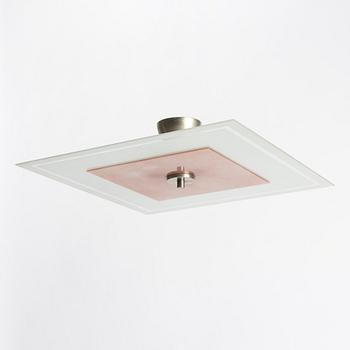 Edward Hald, a ceiling lamp, Orrefors, 1930s.