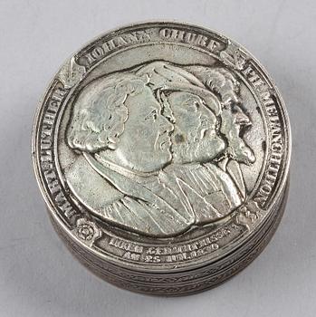 PARTI DIVERSE SILVER, 6 delar, Sverige, England mfl länder, bla stämpel från K. Andersson. 1800/1900-tal.