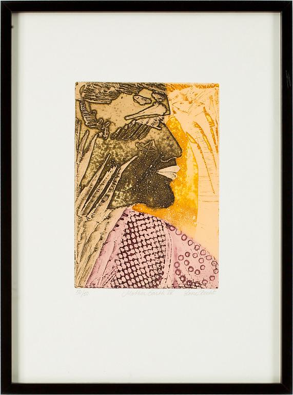 LONE RECHT, etsning, signerad o numrerad 50/50.