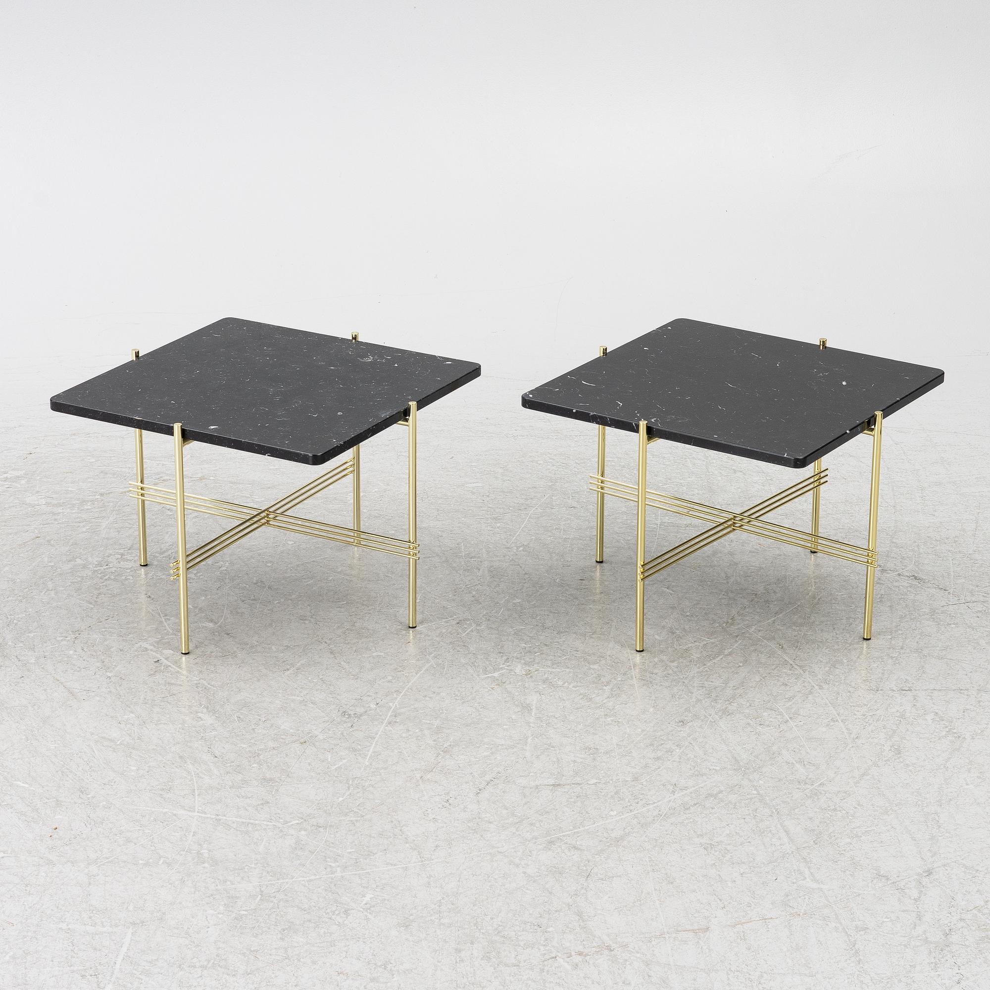 GamFratesi, Side tables, a pair, “TS”, GUBI, Denmark, 2000s.