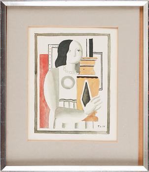 Fernand Léger · FERNAND LEGER, efter, färglitografi, sign o dat i trycket. Numr.