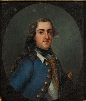 Swedish artist, 18th century, "Gerhard Gabriel Stuart" (1717-1799).
