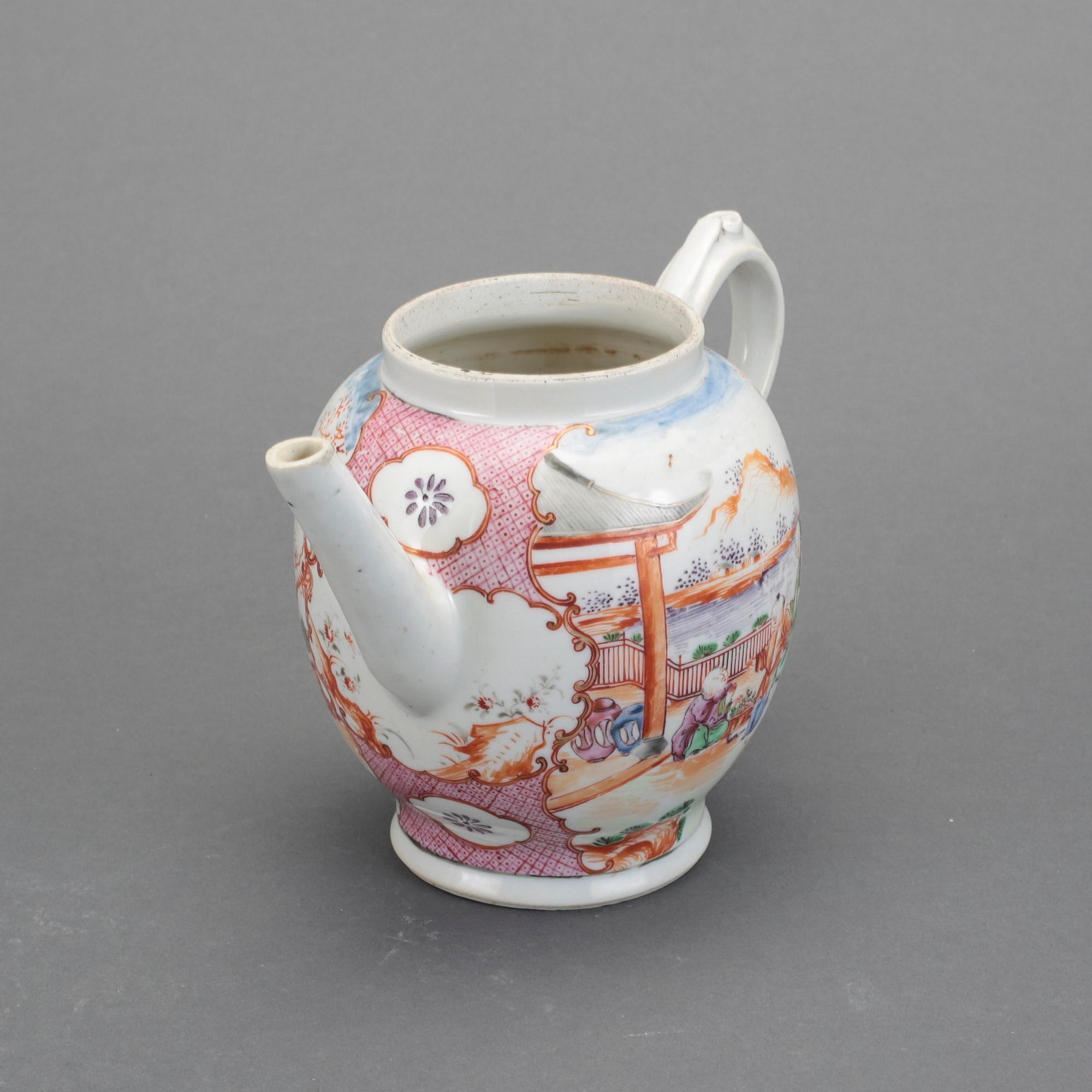 TEKANNA, porslin, Kina, 1700-tal.