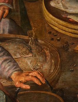 Joachim Beuckelaer, A fish market outside the city gate of Antwerp.