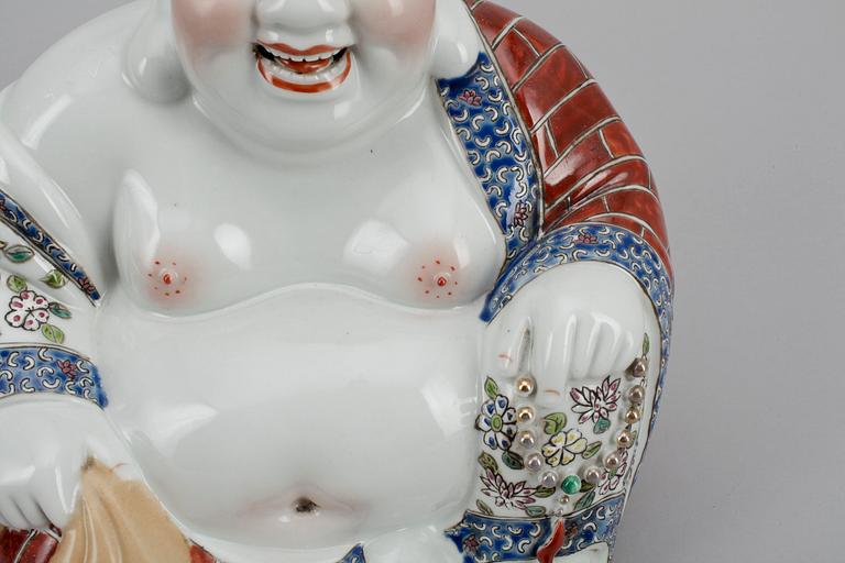 FIGURINER, 2 st, porslin, Kina, 1900-tal.