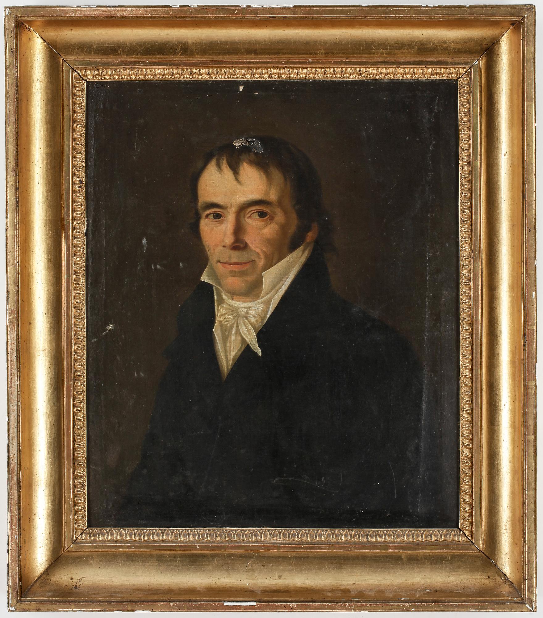 OKÄND KONSTNÄR, olja på duk, 1800-talets mitt.