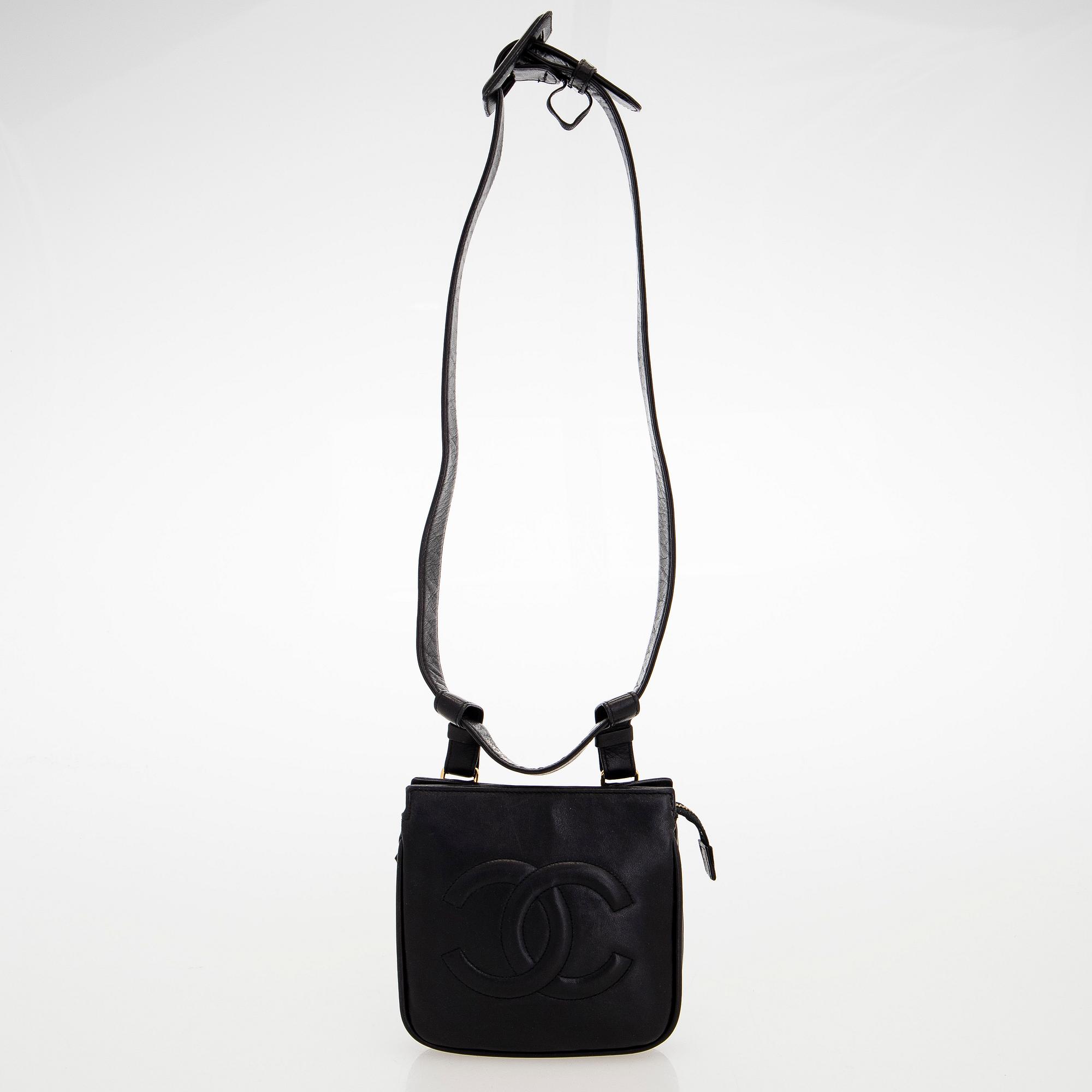Chanel, a leather belt bag, 1989-1991.