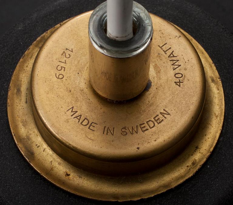 TAKLAMPA, möjligen Ateljé Lyktan. Sverige 1950-60-tal. Höjd 108 cm.