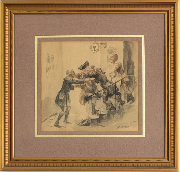 Robert Högfeldt, Herrar i handgemäng.