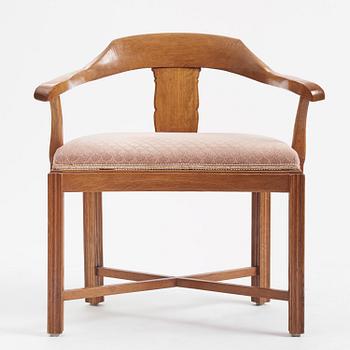 J. E. Blomqvist, a Swedish Grace writing cabinet with armchair, Uppsala, ca 1921.