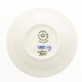 Royal Copenhagen, servis, 37 delar, "Musselmalet Halvblonde".