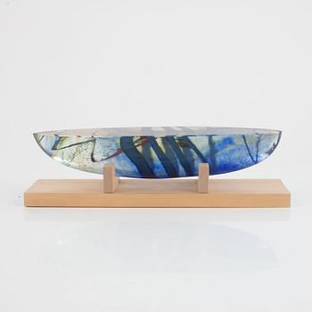 Bertil Vallien, a limited edition glass sculpture, Kosta Boda Atelier, Sweden, 1991.