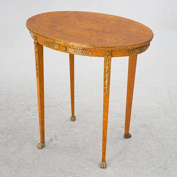 Salon group, 6 pieces, Empire style, around 1900.