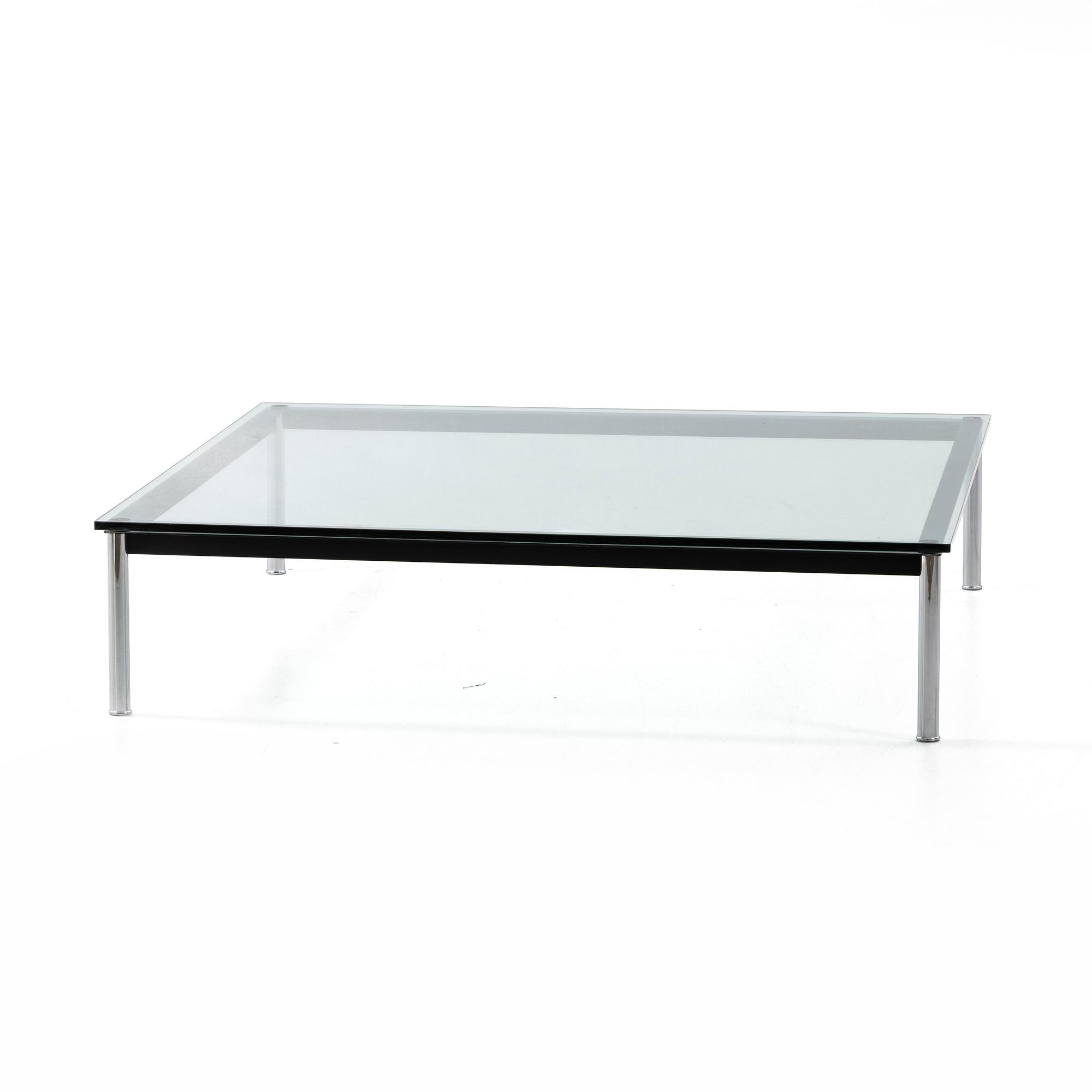 Le Corbusier (Charles-Édouard Jeanneret), Coffee table, "LC10-P", Cassina, modern production.