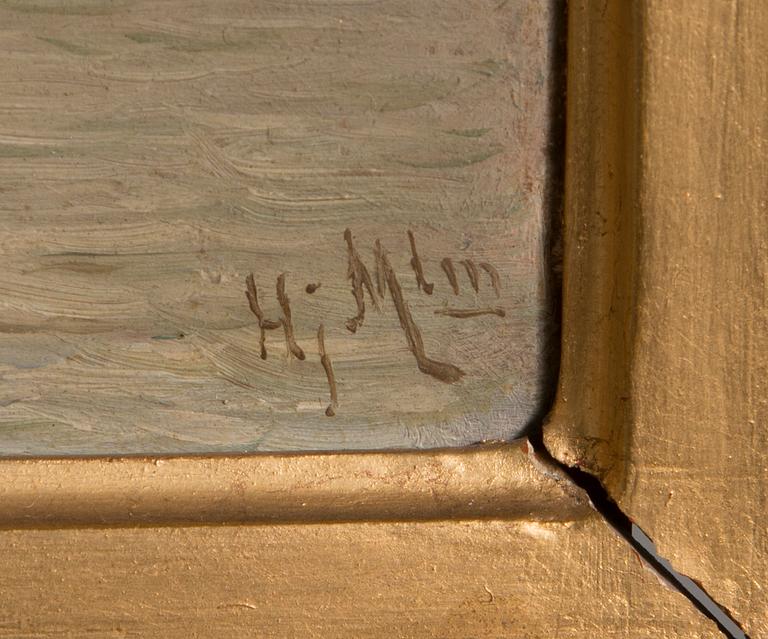 Hjalmar Munsterhjelm, A view from the shore.