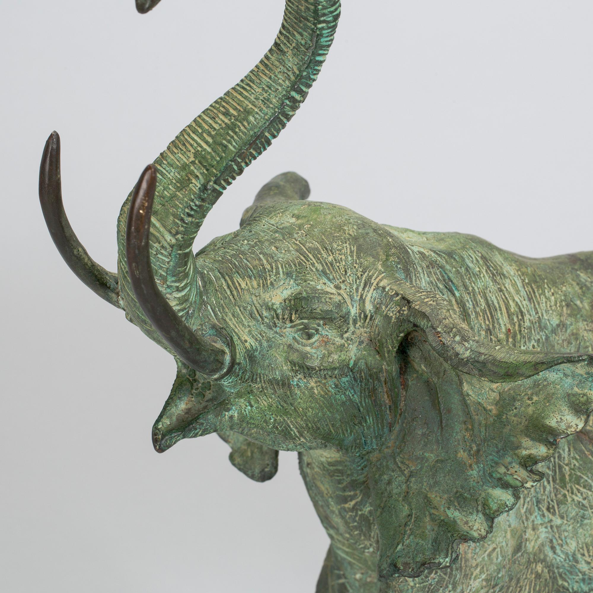 SKULPTUR, elefant, 1980-tal.