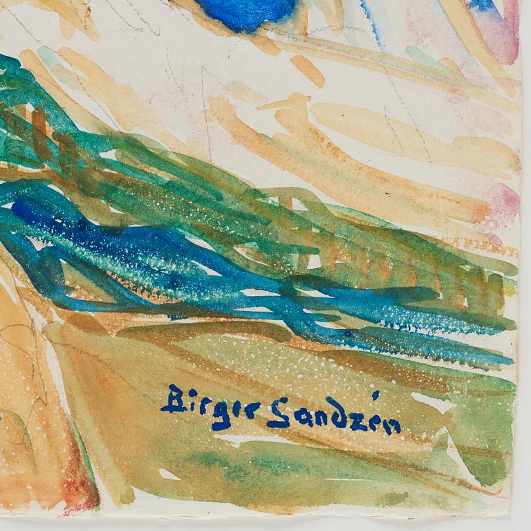 Birger Sandzén, North American landscape.