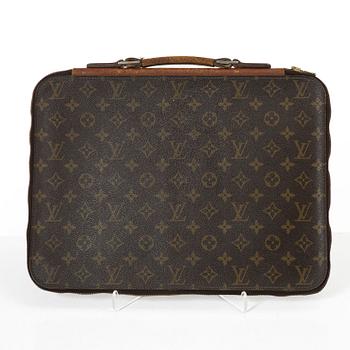 Louis Vuitton, a document holder and a note pad holder, 1985-87.