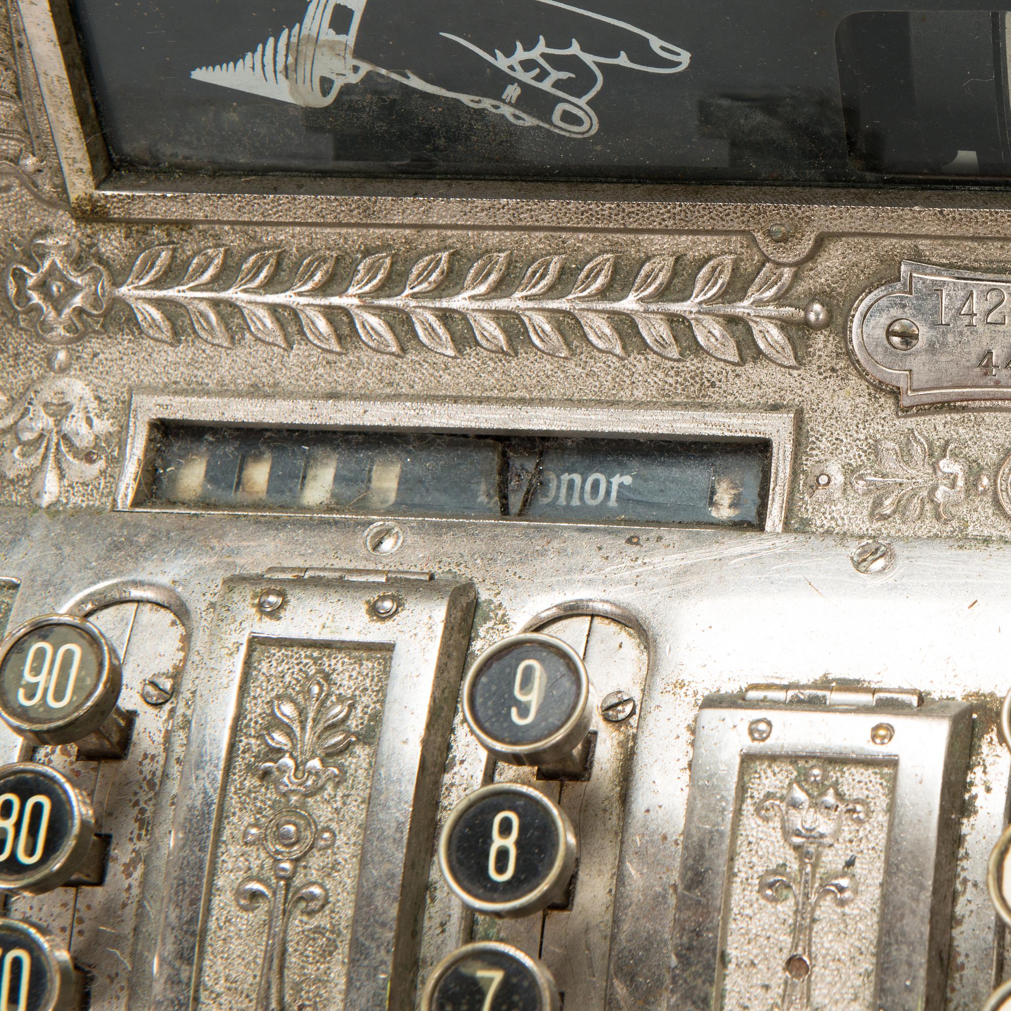 An early 20th-century cash register by National.