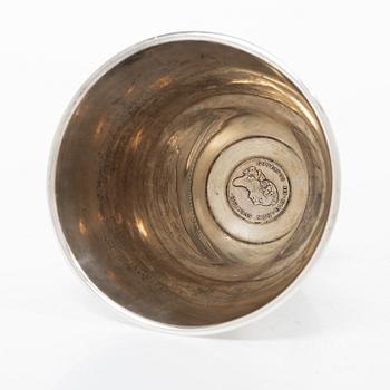 C.G. Hallberg, A Swedish silver Rococo-style beaker, Stockholm 1912.