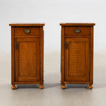 Sängbord, ett par, Art Deco, 1900-talets första hälft.