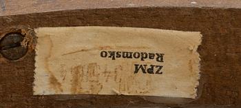 CAFÉSTOLAR, 4 st, märkta ZPM, Radomsko. Polen. 1900-talets början.