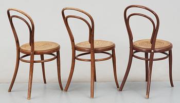 STOLAR, 3 st, Thonet, 1900-talets första hälft.