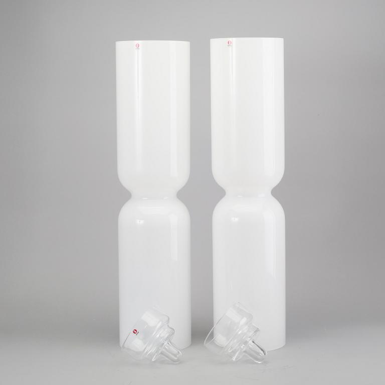 Harri Koskinen, ljuslyktor, 2 st "Lantern 60", Iittala, 2000-tal.