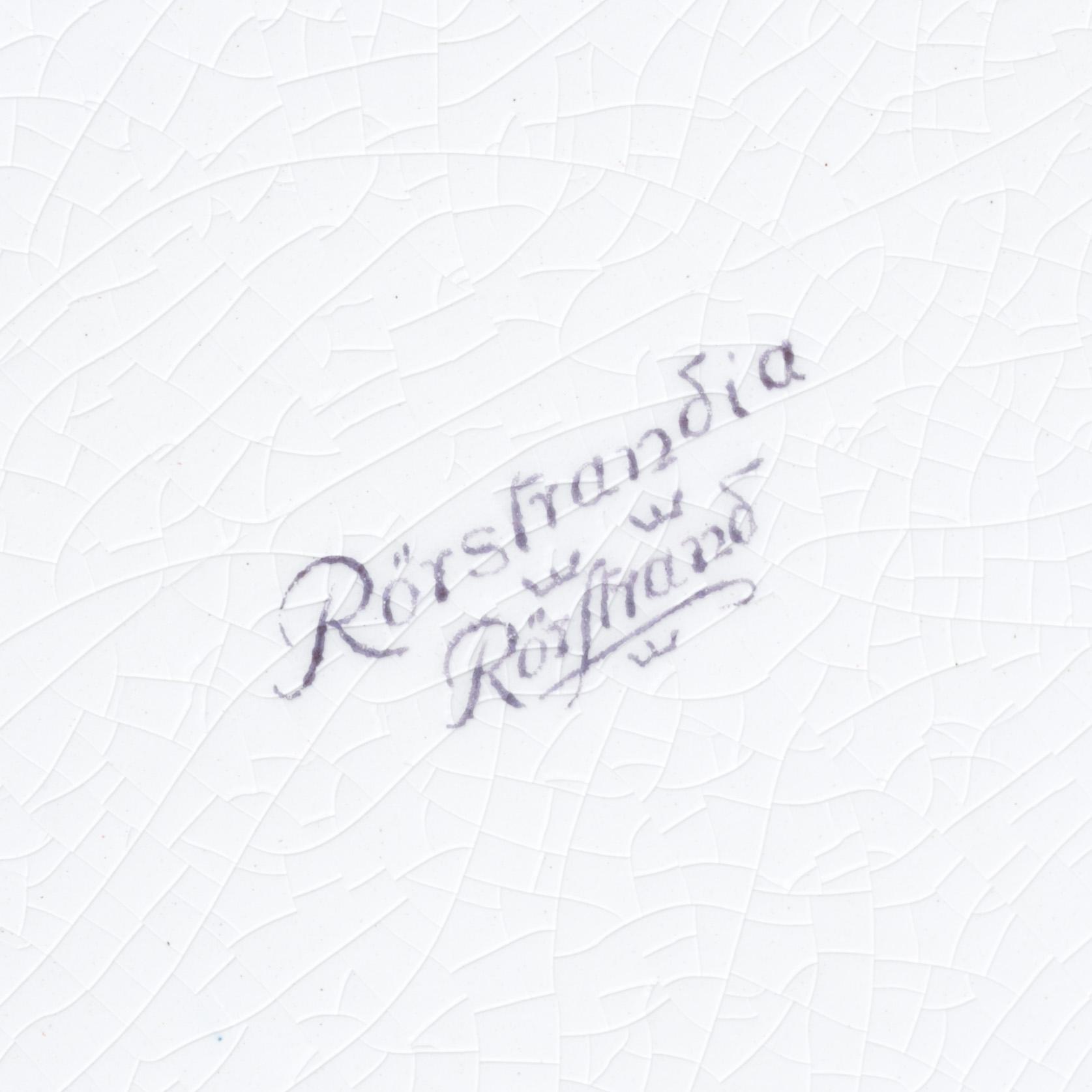 SERVIS, c:a 60 delar, flintgods, "Rörstrandia", Rörstrand.