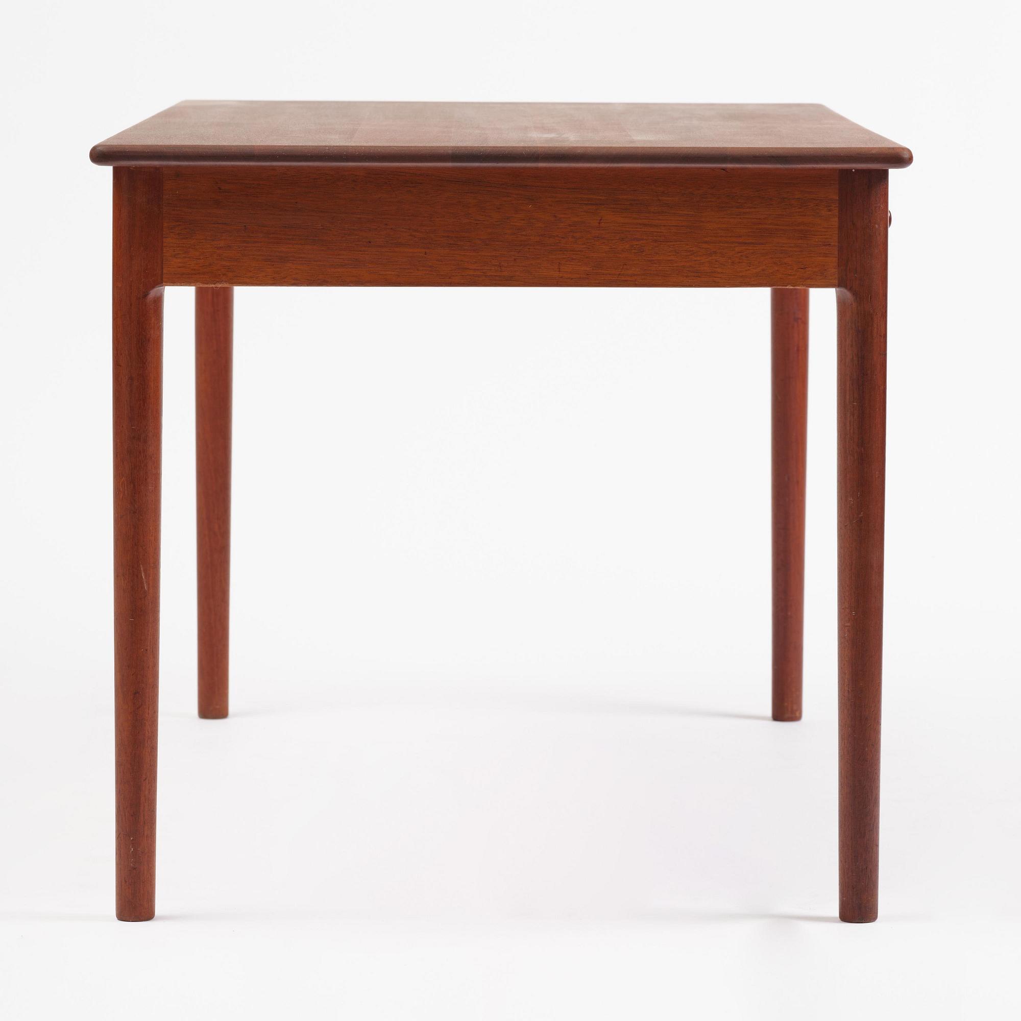 Hans J. Wegner, a model PP305 teak desk, PP Møbler, Denmark 1970s.