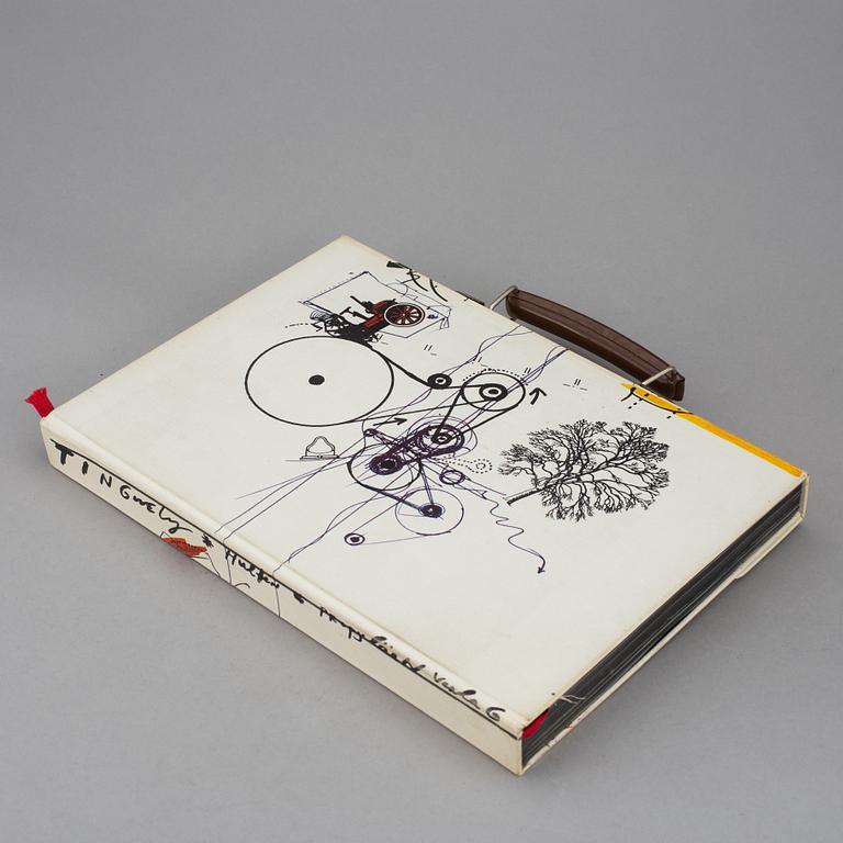 BOK, "Jean Tinguely Méta" av KG PONTUS HULTÈN, Moderna Museet, Malmö 1972.