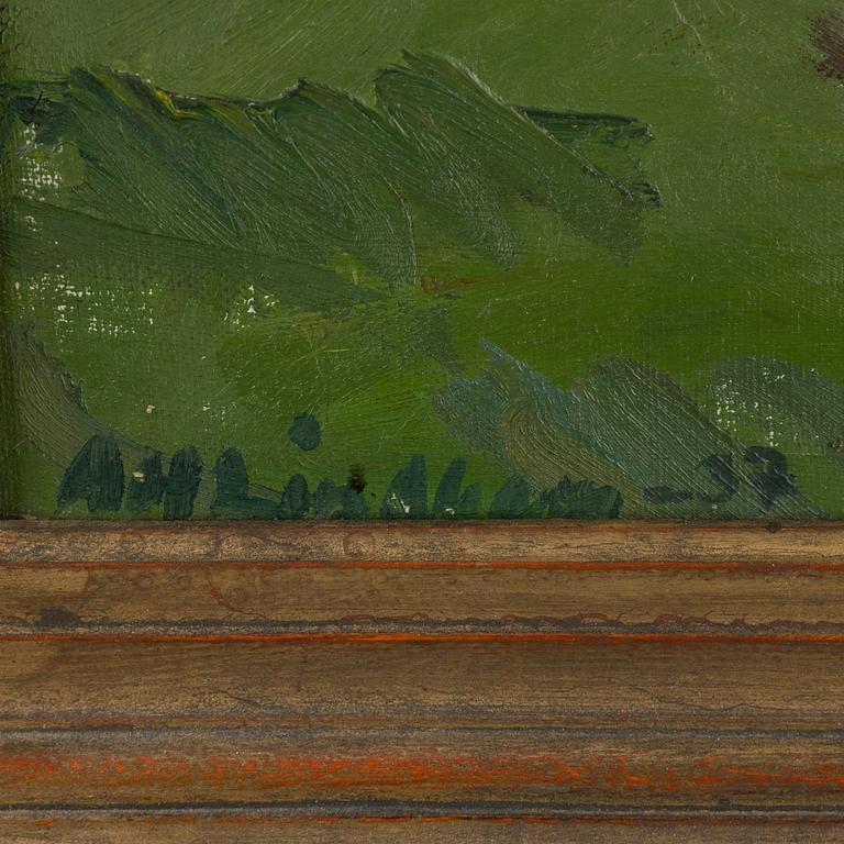 Alf Lindberg, oil on canvas, signed and dated -37.