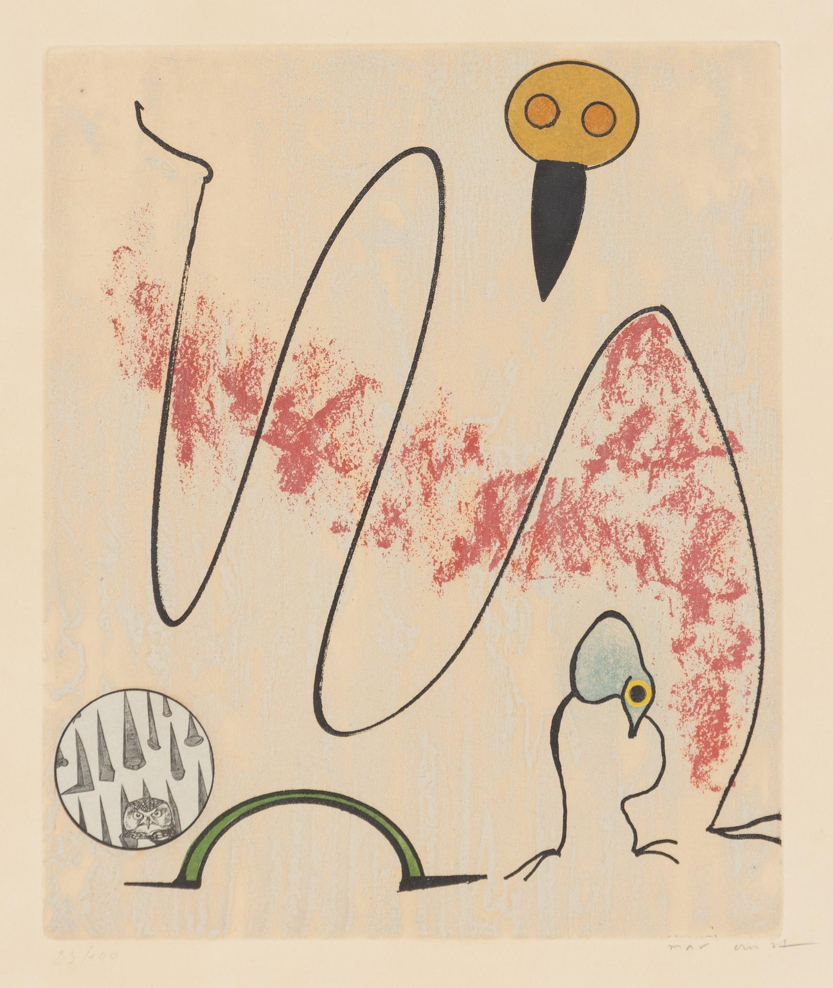 Max Ernst, from "Oiseaux en Peril".