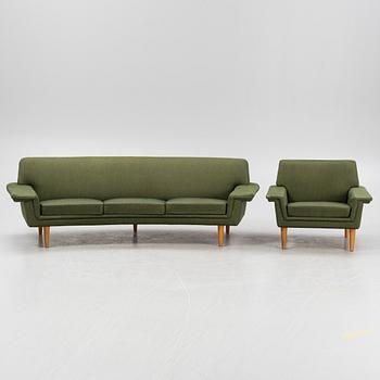 A sofa and easy chair by Johannes Andersen, 'Drott', Trensum. 1960-70s.
